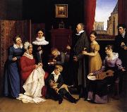 Begas im Kreis seiner Familie Carl Joseph Begas